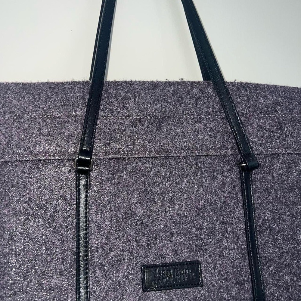 Jean Paul Gaultier purple fuzzy wool purse - Picture 8 of 8